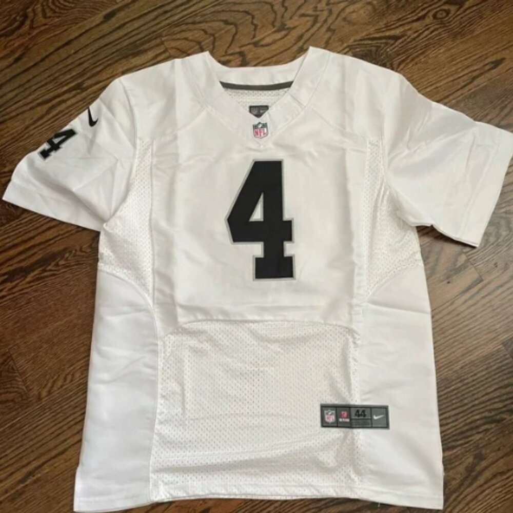Mens Derek Carr #4  Los Vegas Raiders Game Jersey